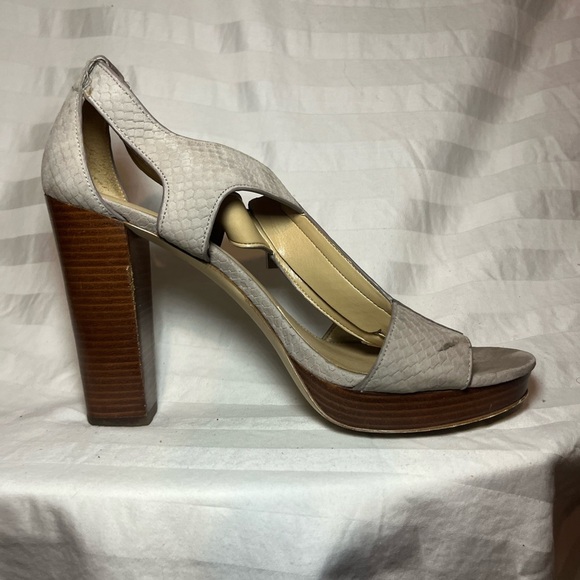 Michael Kors Taupe Platform Heels - Picture 8 of 10